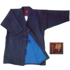 『禅』義峰作極上正藍染二重実戦型剣道衣