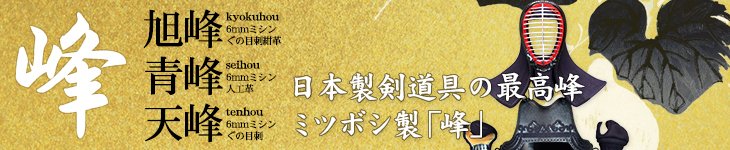 剣道防具ミツボシ製「峰」