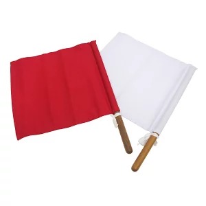【新商品】紅白審判旗（チーク材）